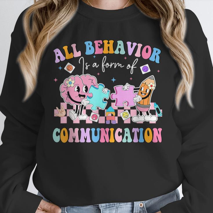 All Behavior Is A Form Of Communication SPED Teacher Autism Unisex Sweatshirt, novelty gifts, funny gifts All Behavior Is A Form Of Communication SPED Teacher Autism Unisex Sweatshirt, novelty gifts, funny gifts