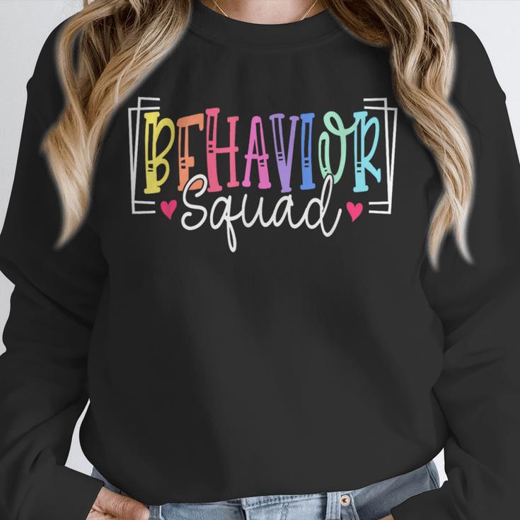 Behavior Squad Therapy Therapists Teachers Behavior Team Unisex Sweatshirt, novelty gifts, funny gifts