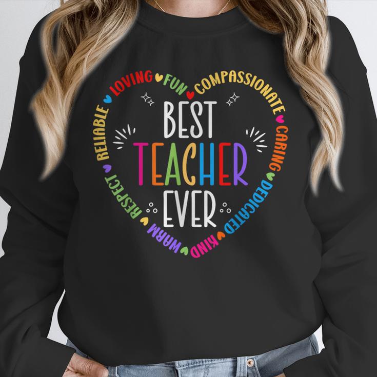 Best Teacher Ever Teacher Motivational Appreciation Unisex Sweatshirt, novelty gifts, funny gifts Best Teacher Ever Teacher Motivational Appreciation Unisex Sweatshirt, novelty gifts, funny gifts
