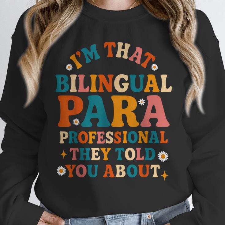 Bilingual Paraeducator Paraprofessional Parapro Teachers Unisex Sweatshirt, novelty gifts, funny gifts Bilingual Paraeducator Paraprofessional Parapro Teachers Unisex Sweatshirt, novelty gifts, funny gifts