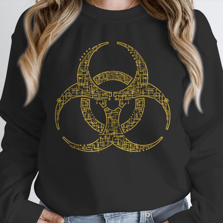 Bioengineering Biology Teacher Toxic Symbol Biohazard For Men Women Girls Kids Unisex Sweatshirt, novelty gifts, funny gifts