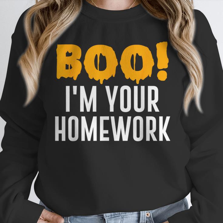Boo I'm Your Homework Halloween Teacher Costume Unisex Sweatshirt, novelty gifts, funny gifts Boo I'm Your Homework Halloween Teacher Costume Unisex Sweatshirt, novelty gifts, funny gifts