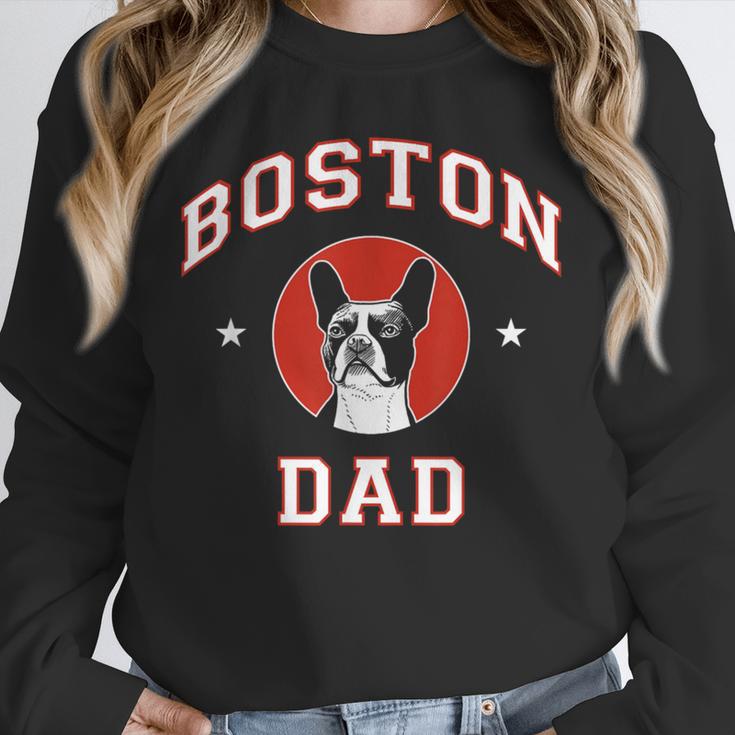 Boston Terrier Dad Dog Father For Men Women Kids Unisex Sweatshirt, novelty gifts, funny gifts