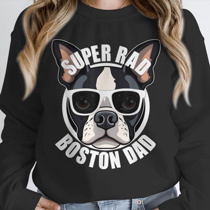 Boston Terrier Dad Father’s Day Dog Dad Men’s Unisex Sweatshirt, novelty gifts, funny gifts