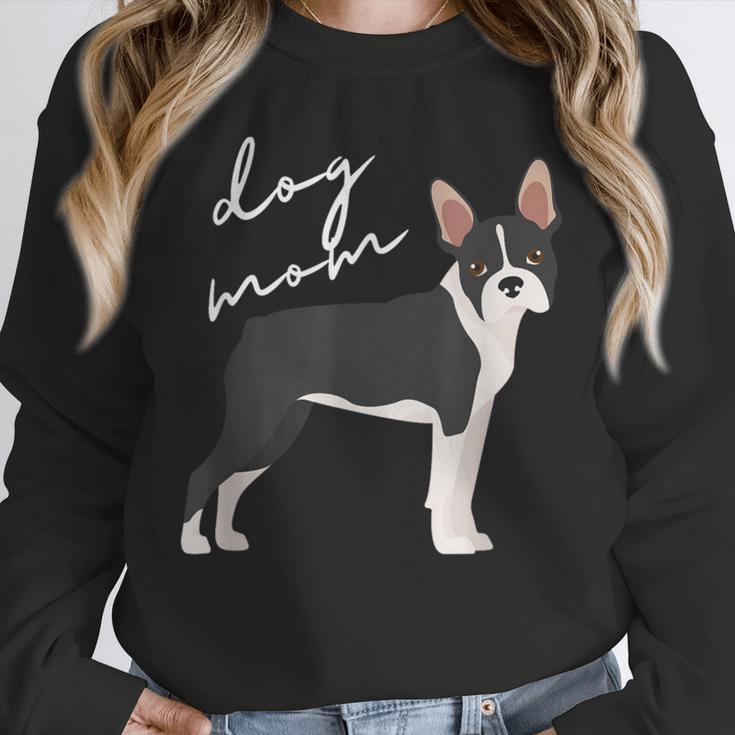 Boston Terrier Dog Mom Woman Women Unisex Sweatshirt, novelty gifts, funny gifts