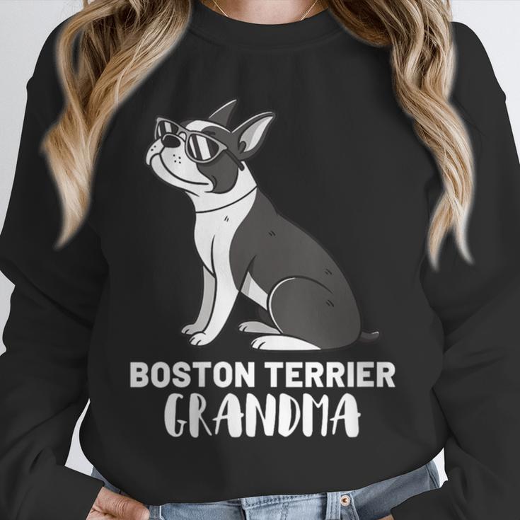 Boston Terrier Dog Owner Grandma Unisex Sweatshirt, novelty gifts, funny gifts