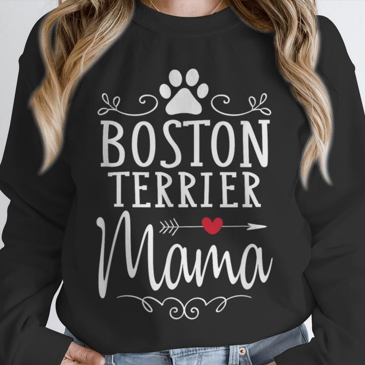Boston Terrier Mama Boston Terrier Lover Shirt Unisex Sweatshirt, novelty gifts, funny gifts