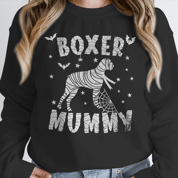 Boxer Dog Mama Halloween Unisex Sweatshirt, novelty gifts, funny gifts