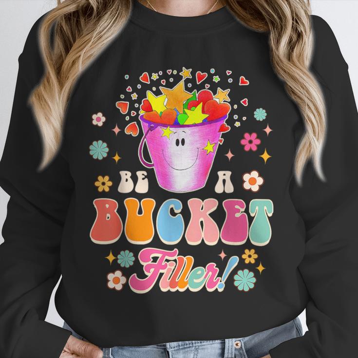 Be A Bucket Filler Teacher Teaching Groovy Back To School For Men Women Unisex Sweatshirt, novelty gifts, funny gifts Be A Bucket Filler Teacher Teaching Groovy Back To School For Men Women Unisex Sweatshirt, novelty gifts, funny gifts