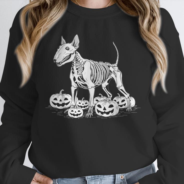 Bull Terrier Skeleton Birthday Halloween Kids Unisex Sweatshirt, novelty gifts, funny gifts