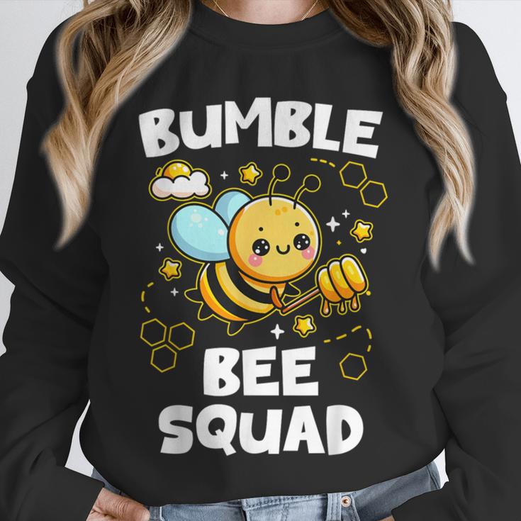 Bumble Bee Squad Honey Bumblebee Teacher Team Group Unisex Sweatshirt, novelty gifts, funny gifts