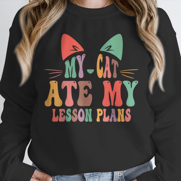 My Cat Ate My Lesson Plans Teacher Sarcastic Unisex Sweatshirt, novelty gifts, funny gifts My Cat Ate My Lesson Plans Teacher Sarcastic Unisex Sweatshirt, novelty gifts, funny gifts