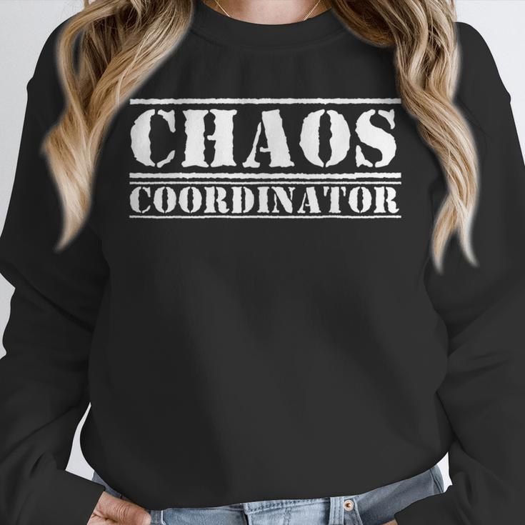Chaos Coordinator Teacher Mom & Parents Unisex Sweatshirt, novelty gifts, funny gifts