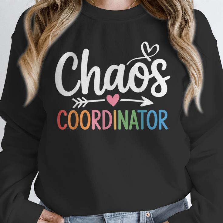 Chaos Coordinator Teacher Student Back To School 2025 Unisex Sweatshirt, novelty gifts, funny gifts