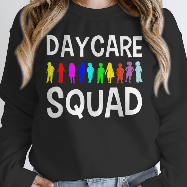 Childcare Daycare Squad Daycare Teacher Men Women Unisex Sweatshirt, novelty gifts, funny gifts