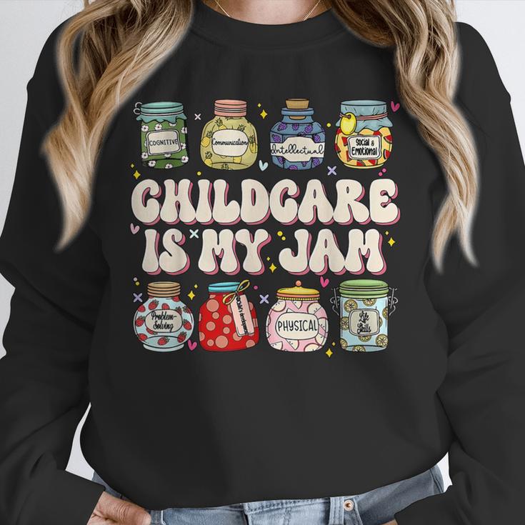 Childcare Is My Jam Child Care Teacher School Psychologist Unisex Sweatshirt, novelty gifts, funny gifts Childcare Is My Jam Child Care Teacher School Psychologist Unisex Sweatshirt, novelty gifts, funny gifts