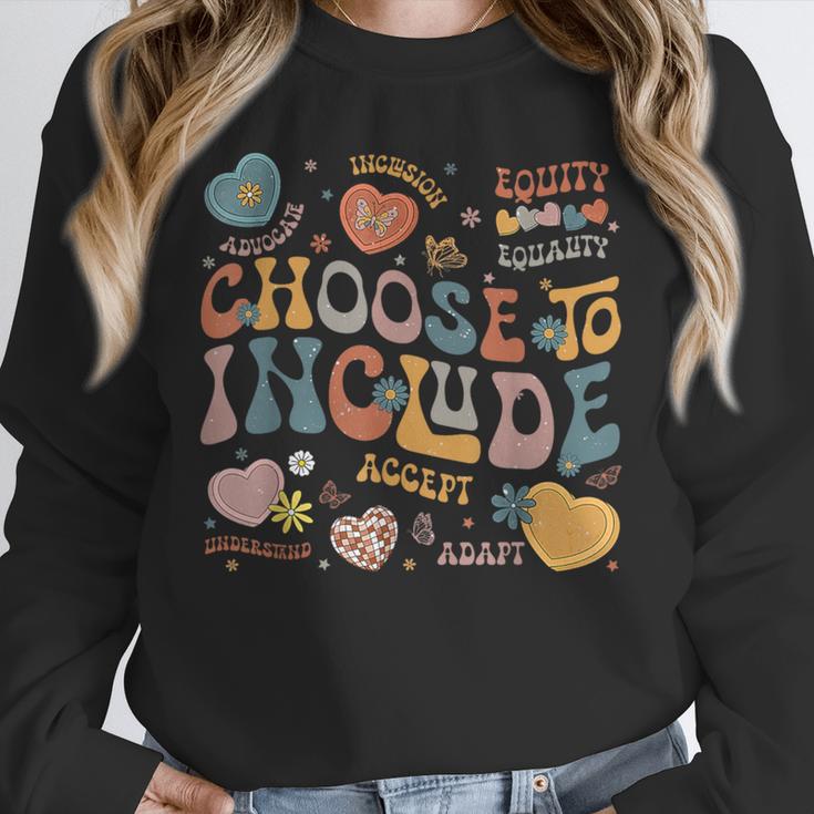 Choose To Include Inclusion Matters Autism Awareness Teacher Men Women Girls Kids Unisex Sweatshirt, novelty gifts, funny gifts Choose To Include Inclusion Matters Autism Awareness Teacher Men Women Girls Kids Unisex Sweatshirt, novelty gifts, funny gifts