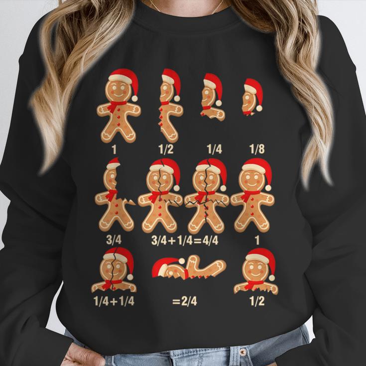 Christmas Math Teacher Equation Gingerbread With Santa Hat Men Women Unisex Sweatshirt, novelty gifts, funny gifts Christmas Math Teacher Equation Gingerbread With Santa Hat Men Women Unisex Sweatshirt, novelty gifts, funny gifts