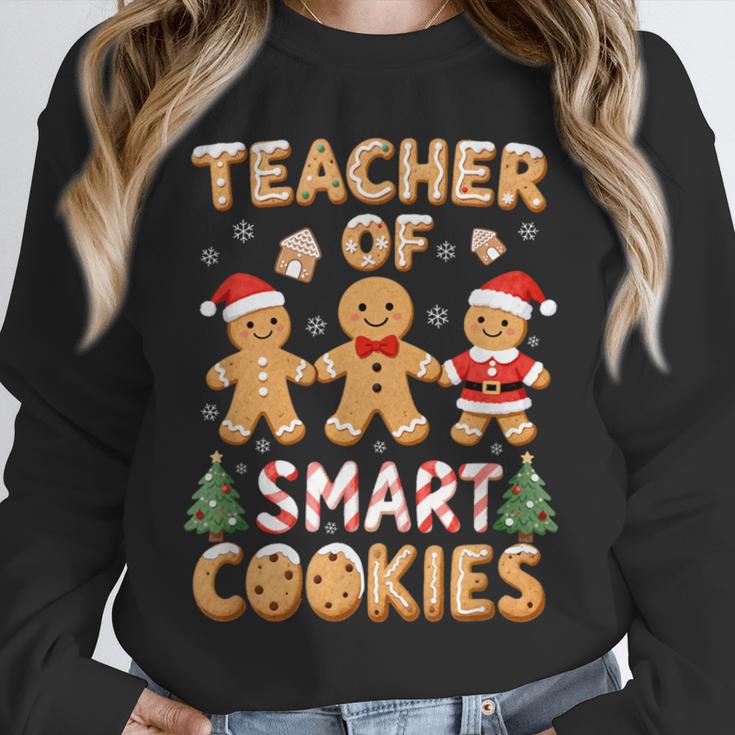 Christmas Teacher Of Smart Cookies Gingerbread Man Teaching Unisex Sweatshirt, novelty gifts, funny gifts Christmas Teacher Of Smart Cookies Gingerbread Man Teaching Unisex Sweatshirt, novelty gifts, funny gifts