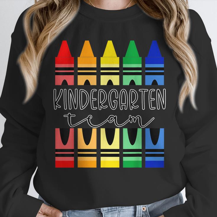 Colorful Crayon Kindergarten Team Tee For Teachers Students Men Women Kids Unisex Sweatshirt, novelty gifts, funny gifts Colorful Crayon Kindergarten Team Tee For Teachers Students Men Women Kids Unisex Sweatshirt, novelty gifts, funny gifts