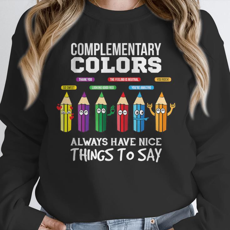 Complementary Colors Pun Artist Art Teacher T-Shirt Unisex Sweatshirt, novelty gifts, funny gifts