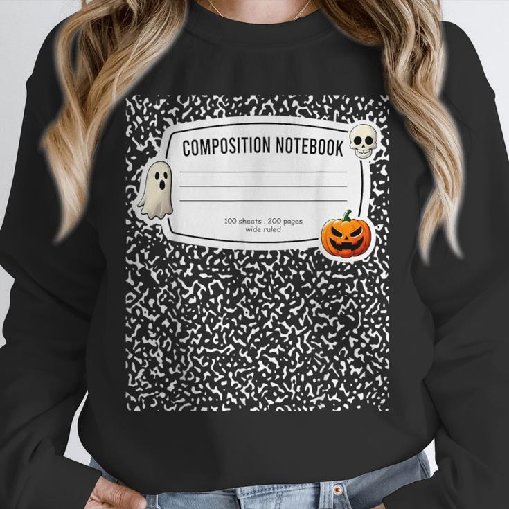 Composition Notebook Costume Adult Halloween For Teachers Unisex Sweatshirt, novelty gifts, funny gifts Composition Notebook Costume Adult Halloween For Teachers Unisex Sweatshirt, novelty gifts, funny gifts