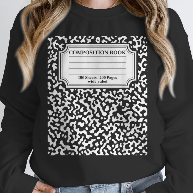Composition Notebook Matching Group Halloween Teachers Unisex Sweatshirt, novelty gifts, funny gifts