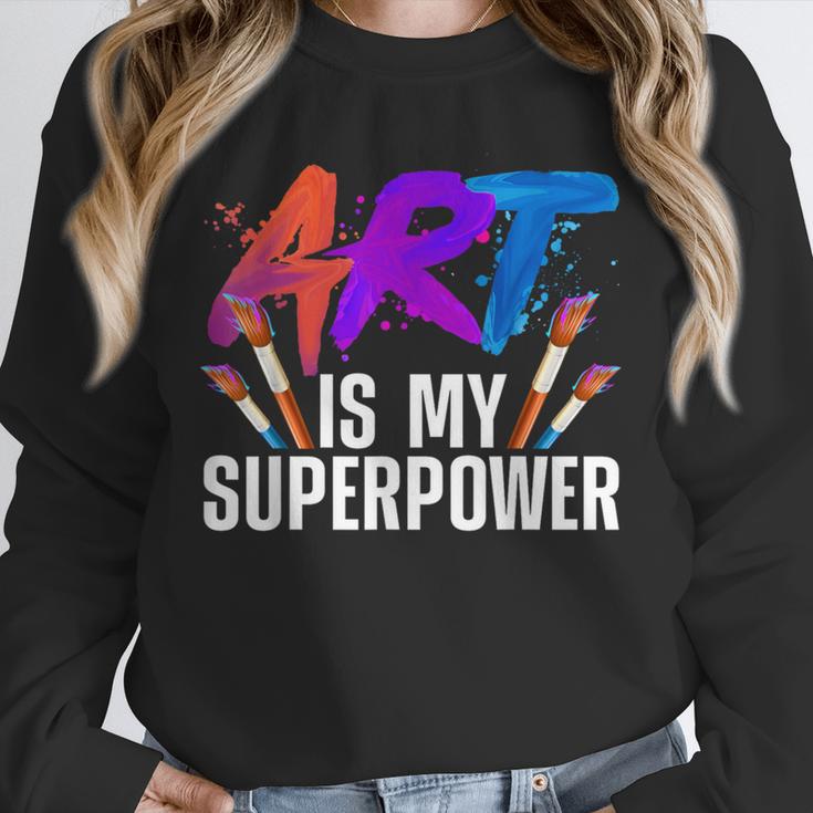 Cool Art For Men Women Art Teacher Artist Painter Superpower Unisex Sweatshirt, novelty gifts, funny gifts Cool Art For Men Women Art Teacher Artist Painter Superpower Unisex Sweatshirt, novelty gifts, funny gifts