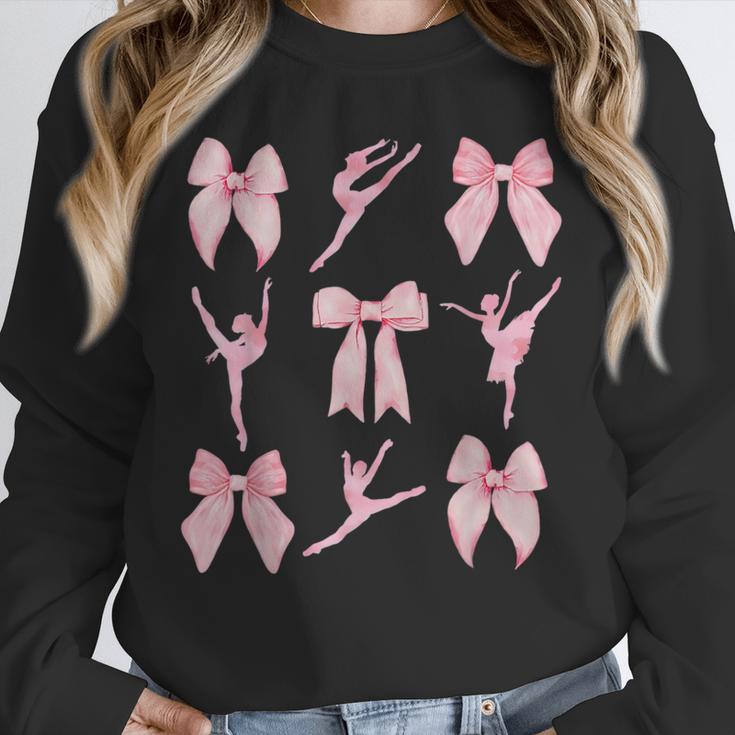 Coquette Bow Ballet Dance Teacher Coquette Women Dancing Unisex Sweatshirt, novelty gifts, funny gifts Coquette Bow Ballet Dance Teacher Coquette Women Dancing Unisex Sweatshirt, novelty gifts, funny gifts