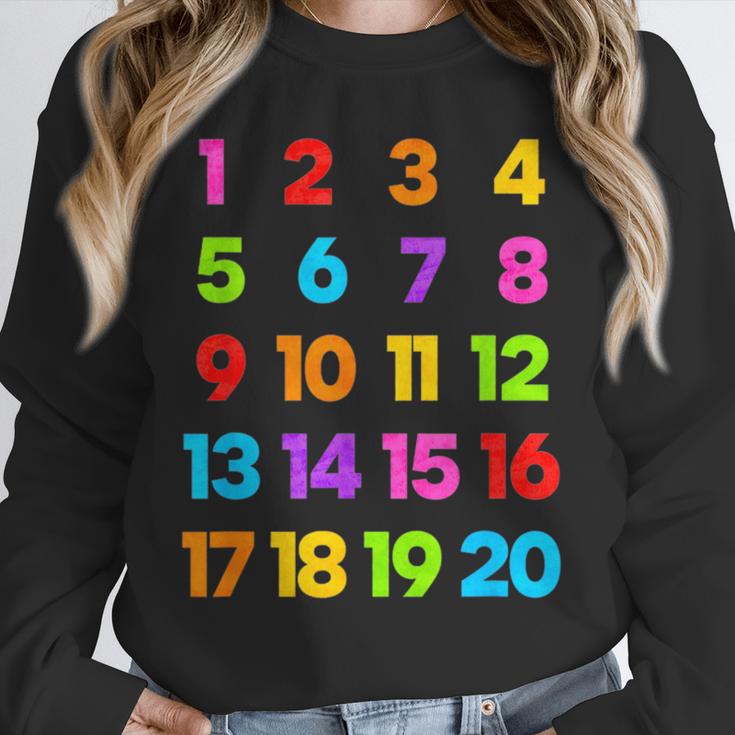 Counting 1-10 Learn To Count Number School Kids Teacher Unisex Sweatshirt, novelty gifts, funny gifts