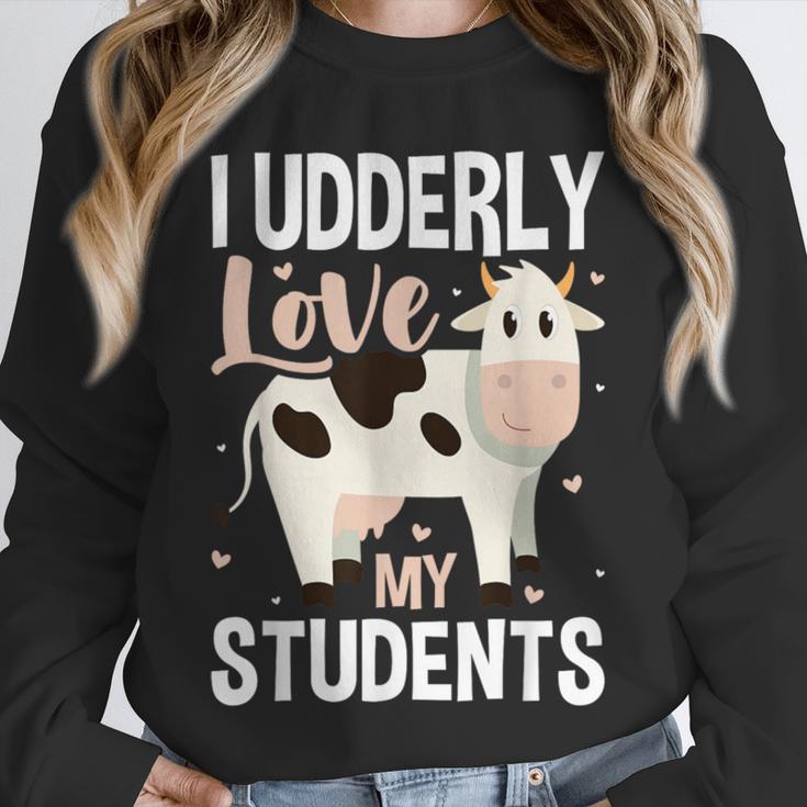 Cow Teacher Lover Unisex Sweatshirt, novelty gifts, funny gifts Cow Teacher Lover Unisex Sweatshirt, novelty gifts, funny gifts