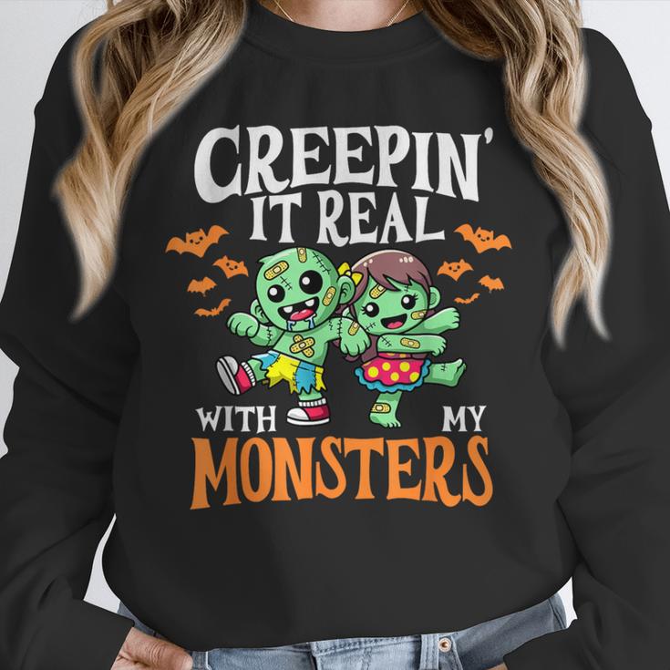 Creepin It Real Monster School Teacher Principal Halloween Unisex Sweatshirt, novelty gifts, funny gifts Creepin It Real Monster School Teacher Principal Halloween Unisex Sweatshirt, novelty gifts, funny gifts