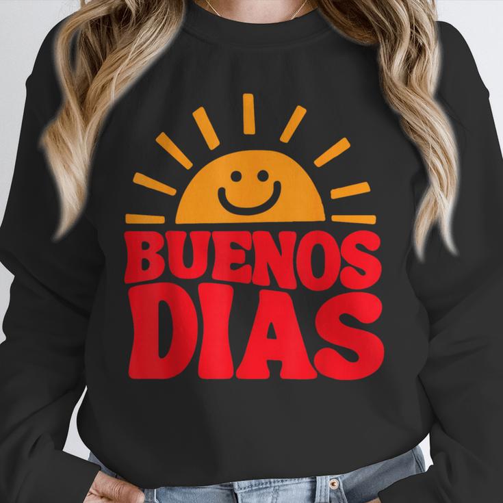 Cute Bilingual Spanish Teacher Buenos Dias Sunshine Unisex Sweatshirt, novelty gifts, funny gifts Cute Bilingual Spanish Teacher Buenos Dias Sunshine Unisex Sweatshirt, novelty gifts, funny gifts