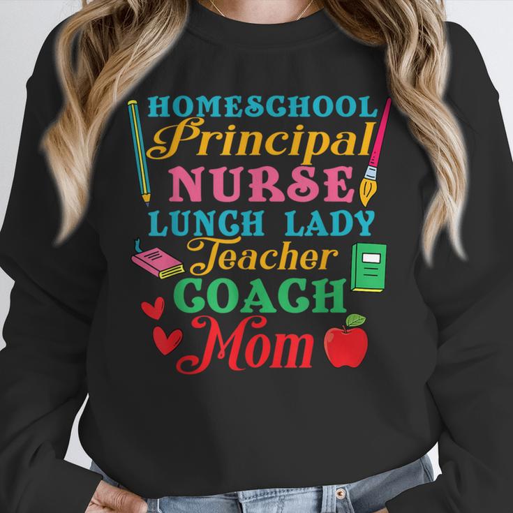 Cute Principal Nurse Lunch Lady Teacher Coach Homeschool Mom Unisex Sweatshirt, novelty gifts, funny gifts Cute Principal Nurse Lunch Lady Teacher Coach Homeschool Mom Unisex Sweatshirt, novelty gifts, funny gifts
