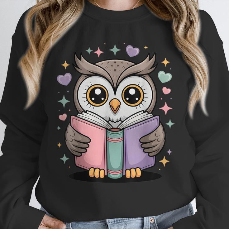 Cute Reading Owl Book Lover Teacher Librarian Bookworm Unisex Sweatshirt, novelty gifts, funny gifts Cute Reading Owl Book Lover Teacher Librarian Bookworm Unisex Sweatshirt, novelty gifts, funny gifts