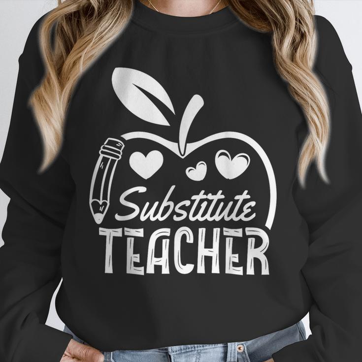Cute Substitute Teacher Appreciation Men Women Unisex Sweatshirt, novelty gifts, funny gifts
