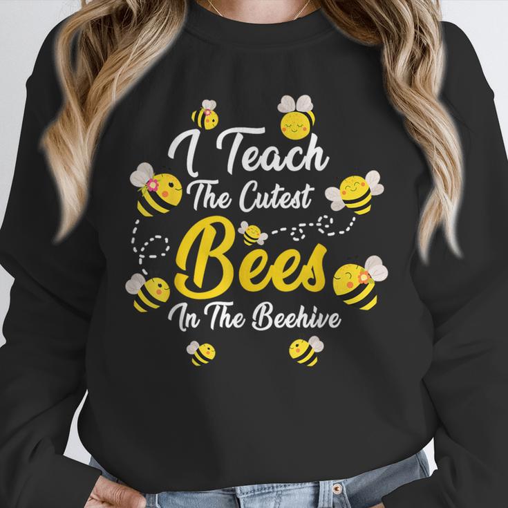 Cute I Teach The Cutest Bees In The Beehive Teacher's Day For Men Women Kids Unisex Sweatshirt, novelty gifts, funny gifts Cute I Teach The Cutest Bees In The Beehive Teacher's Day For Men Women Kids Unisex Sweatshirt, novelty gifts, funny gifts