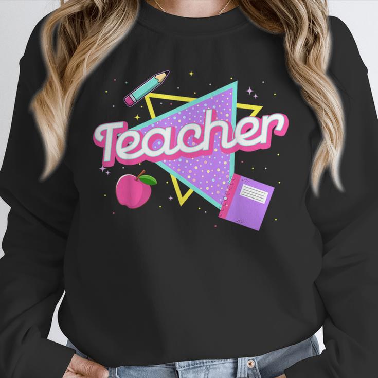 Cute Teacher Shirt 80's 90's Style Retro Old School Teacher For Men Women Unisex Sweatshirt, novelty gifts, funny gifts Cute Teacher Shirt 80's 90's Style Retro Old School Teacher For Men Women Unisex Sweatshirt, novelty gifts, funny gifts
