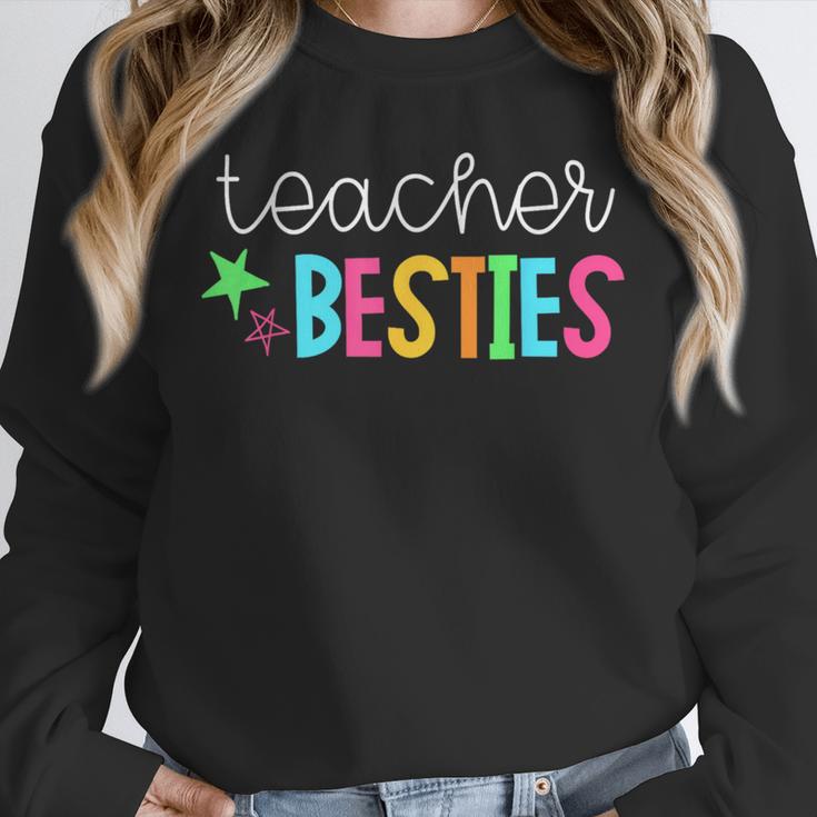 Cute Teacher Shirt Teacher Besties Unisex Sweatshirt, novelty gifts, funny gifts Cute Teacher Shirt Teacher Besties Unisex Sweatshirt, novelty gifts, funny gifts