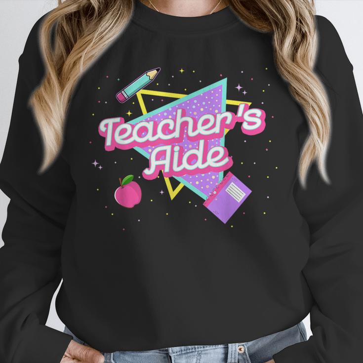 Cute Teacher's Aide Shirt 80's 90's Back To School For Men Women Unisex Sweatshirt, novelty gifts, funny gifts Cute Teacher's Aide Shirt 80's 90's Back To School For Men Women Unisex Sweatshirt, novelty gifts, funny gifts