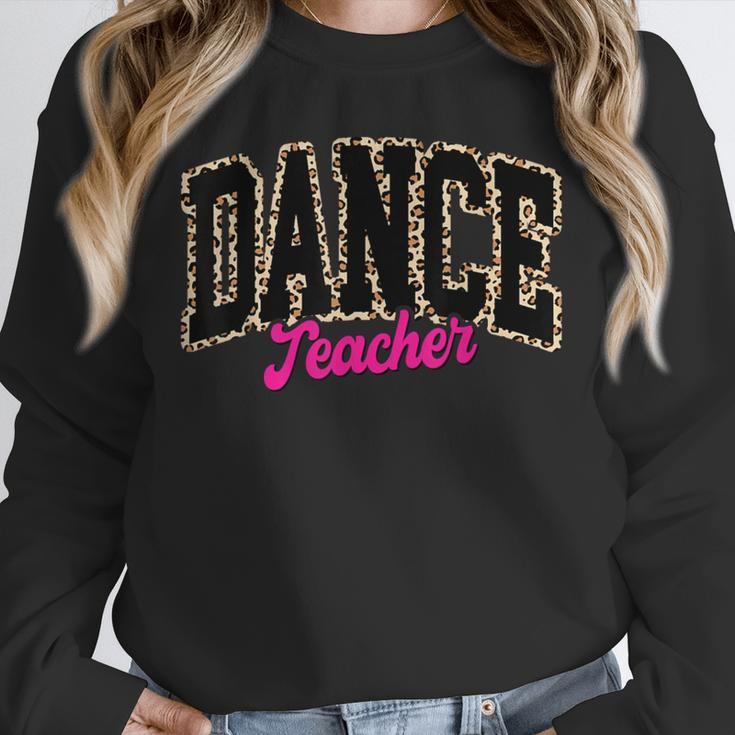 Dance Teacher Leopard Dancing Life Girls Women Dancer Unisex Sweatshirt, novelty gifts, funny gifts