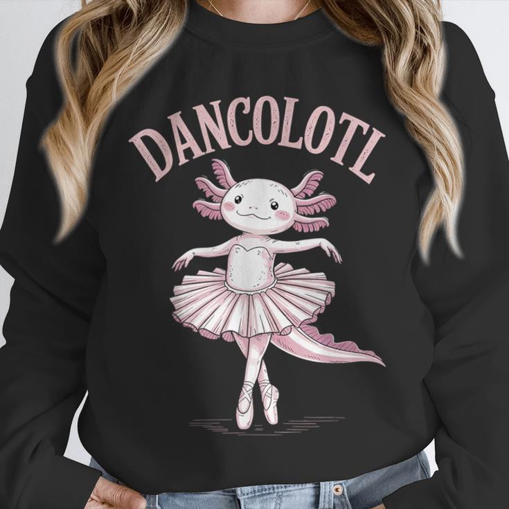 Dancolotl Ballerina Axolotl Ballet Dance Teacher Unisex Sweatshirt, novelty gifts, funny gifts