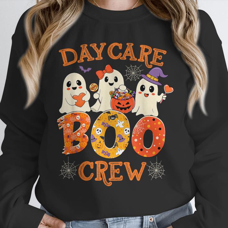 Daycare Boo Crew Halloween Spooky Costume For Teacher Unisex Sweatshirt, novelty gifts, funny gifts