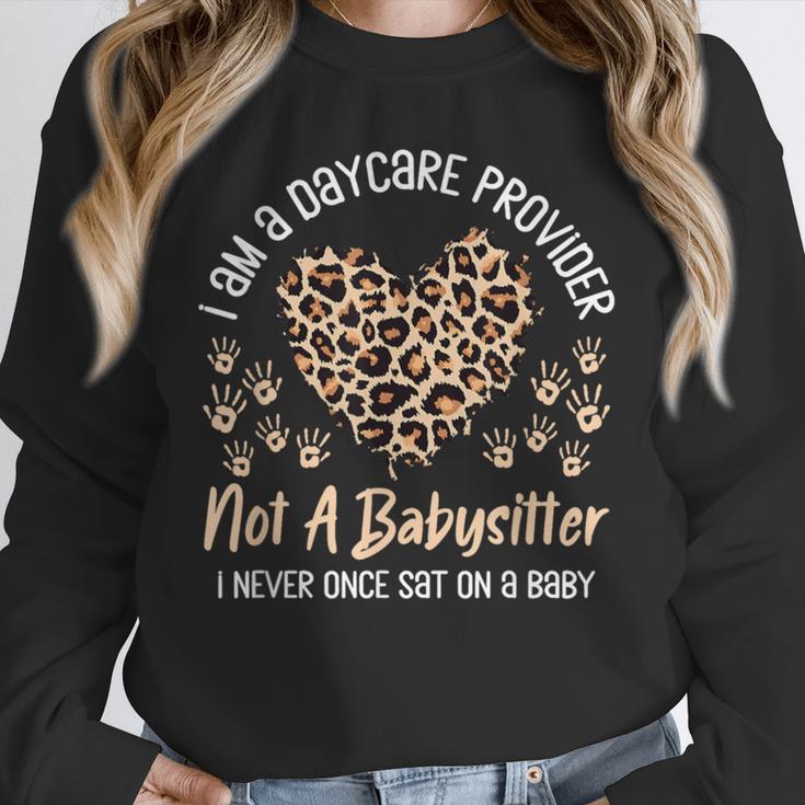 Daycare Provider Teacher Childcare Worker Leopard Heart Fun Unisex Sweatshirt, novelty gifts, funny gifts Daycare Provider Teacher Childcare Worker Leopard Heart Fun Unisex Sweatshirt, novelty gifts, funny gifts
