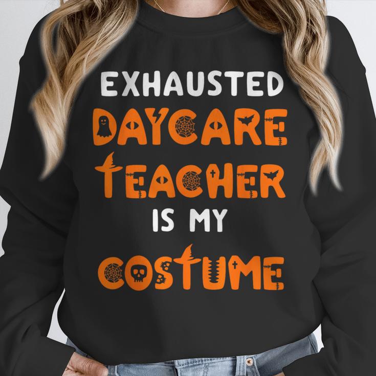 Daycare Teacher Halloween Costume Tired Day Care Shirt Unisex Sweatshirt, novelty gifts, funny gifts Daycare Teacher Halloween Costume Tired Day Care Shirt Unisex Sweatshirt, novelty gifts, funny gifts