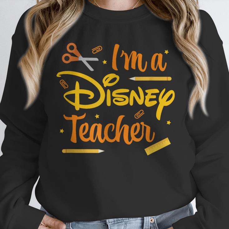 Disney Back To School I'm A Disney Teacher Crafty Logo Unisex Sweatshirt, novelty gifts, funny gifts Disney Back To School I'm A Disney Teacher Crafty Logo Unisex Sweatshirt, novelty gifts, funny gifts