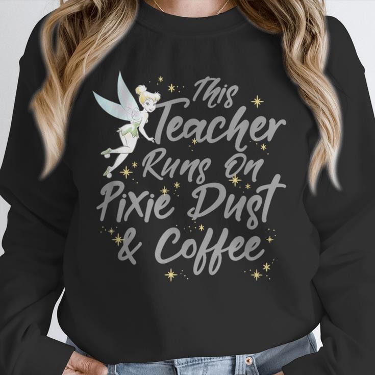 Disney Peter Pan Tinkerbell Teacher Pixie Dust And Coffee Unisex Sweatshirt, novelty gifts, funny gifts Disney Peter Pan Tinkerbell Teacher Pixie Dust And Coffee Unisex Sweatshirt, novelty gifts, funny gifts
