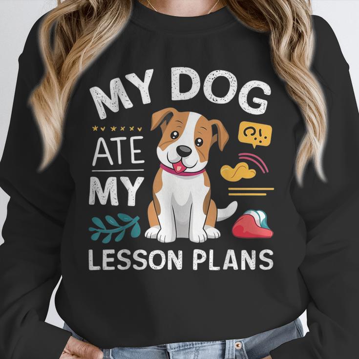 My Dog Ate My Lesson Plan Teacher Back To School Unisex Sweatshirt, novelty gifts, funny gifts My Dog Ate My Lesson Plan Teacher Back To School Unisex Sweatshirt, novelty gifts, funny gifts