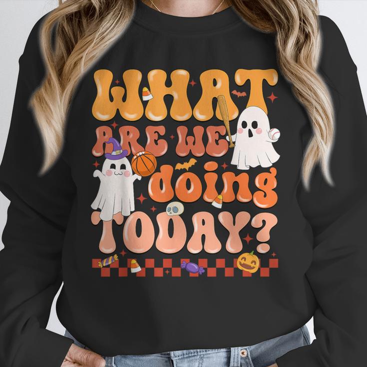 What Are We Doing Today Halloween PE Spooky Teacher Unisex Sweatshirt, novelty gifts, funny gifts What Are We Doing Today Halloween PE Spooky Teacher Unisex Sweatshirt, novelty gifts, funny gifts