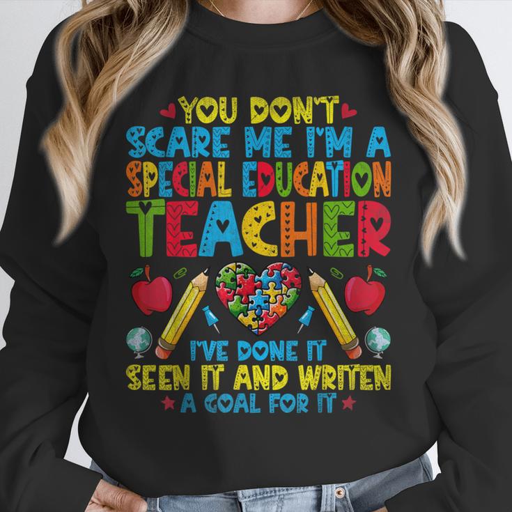 You Don't Scare Me I'm A Special Education Teacher SPED Unisex Sweatshirt, novelty gifts, funny gifts You Don't Scare Me I'm A Special Education Teacher SPED Unisex Sweatshirt, novelty gifts, funny gifts